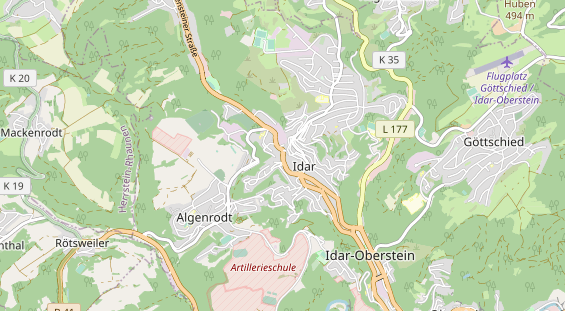 physical therapy on map