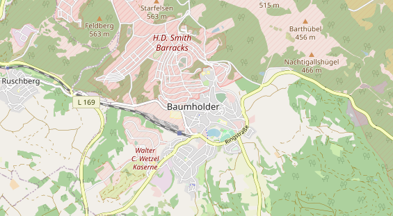 physical therapy on map