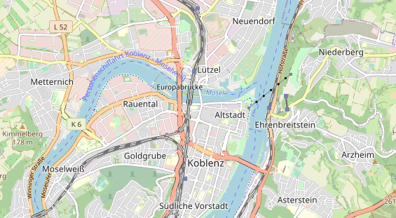 physical therapy on map