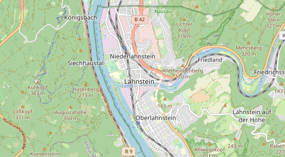 physical therapy on map