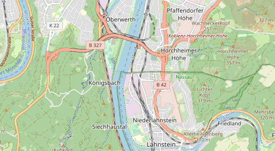 physical therapy on map