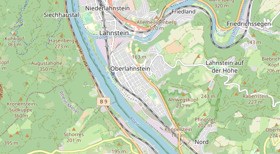 physical therapy on map