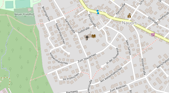 Physiotherapie auf Satellitenbild