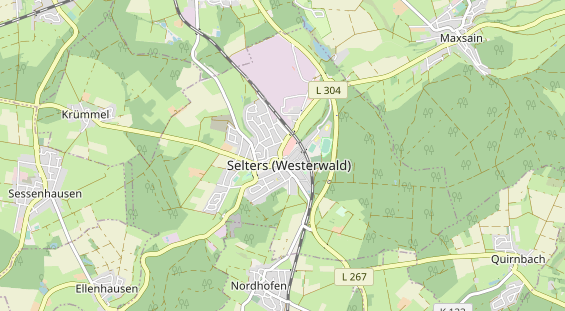 physical therapy on map