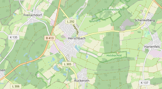 physical therapy on map