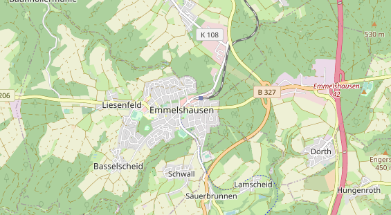 physical therapy on map