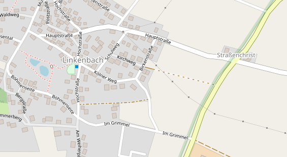 Physiotherapie auf Satellitenbild