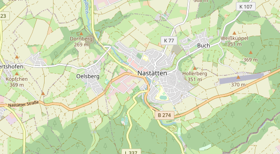 physical therapy on map