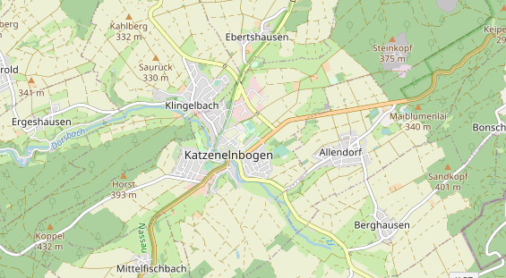 physical therapy on map