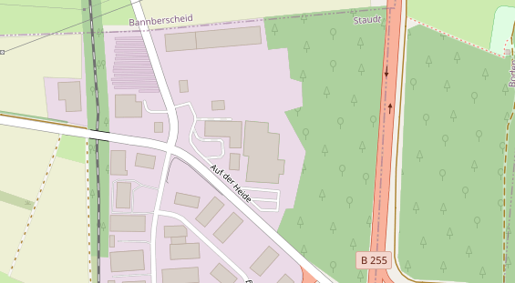 Physiotherapie auf Satellitenbild