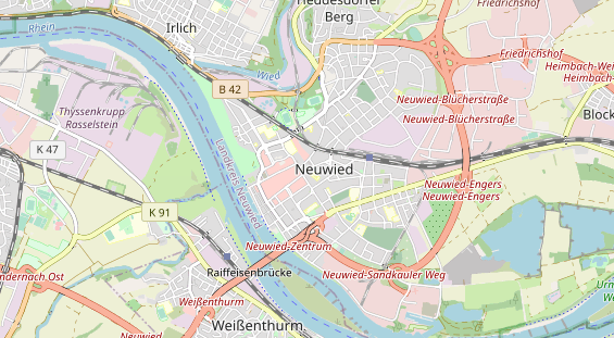 physical therapy on map