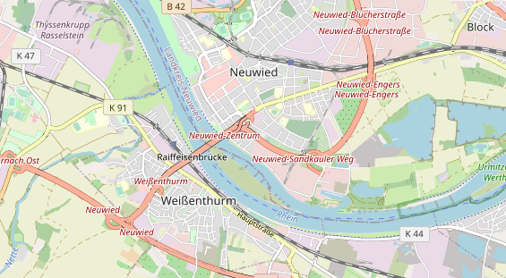 physical therapy on map