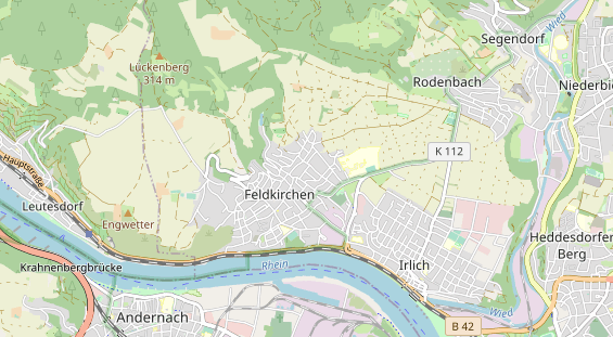 physical therapy on map