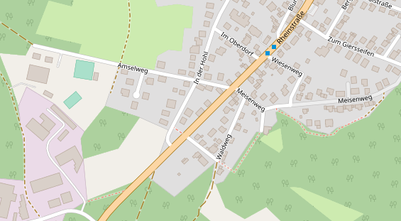 Physiotherapie auf Satellitenbild