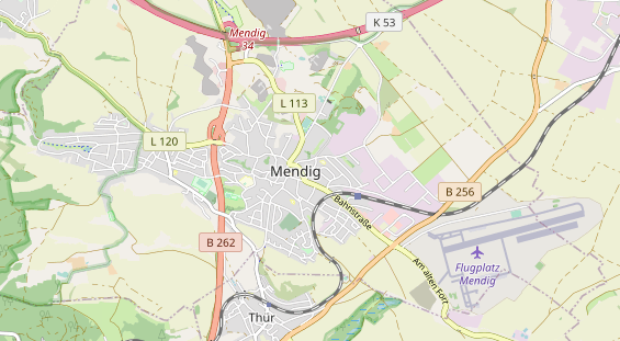 physical therapy on map