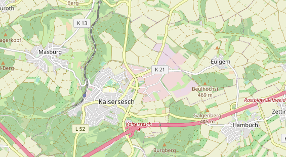 physical therapy on map