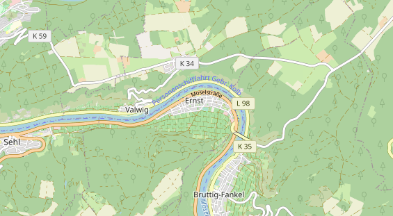 physical therapy on map