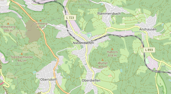 physical therapy on map