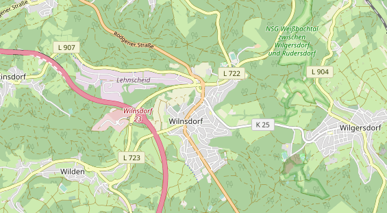 physical therapy on map