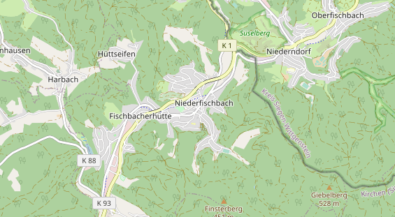 physical therapy on map
