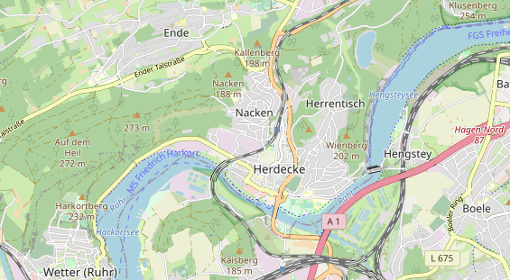 physical therapy on map