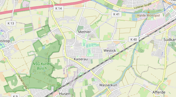 physical therapy on map