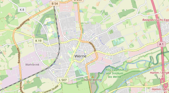 physical therapy on map