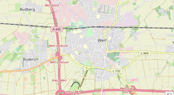 physical therapy on map