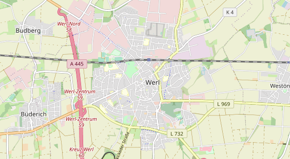 physical therapy on map