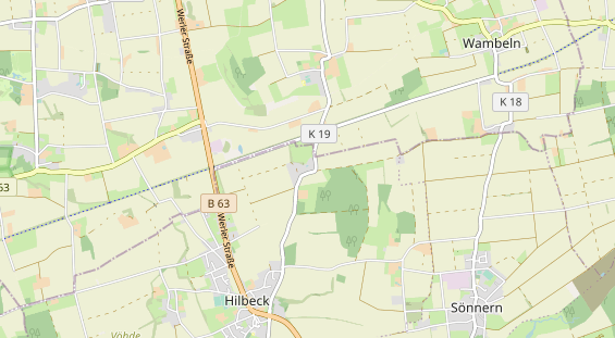 physical therapy on map