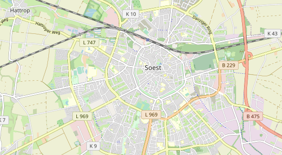 physical therapy on map