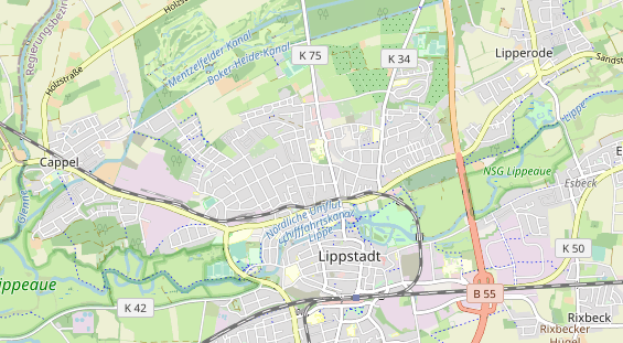 physical therapy on map