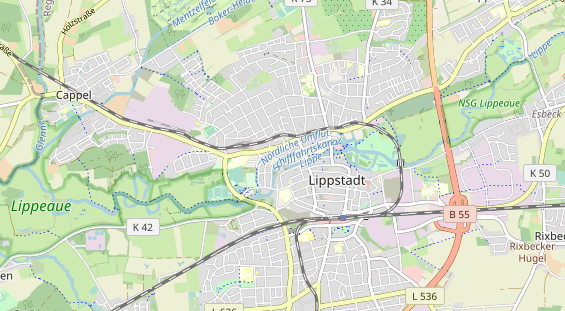physical therapy on map