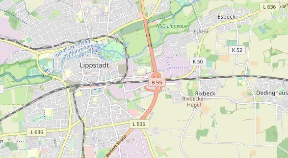 physical therapy on map