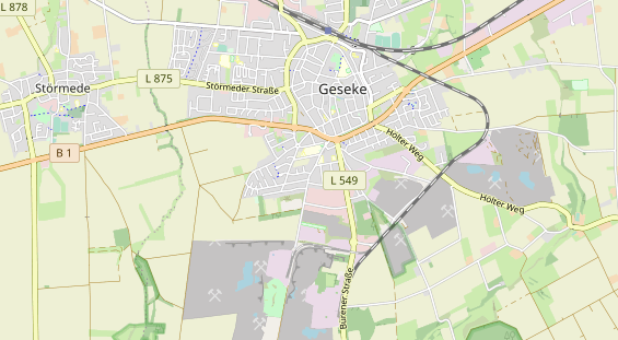 physical therapy on map