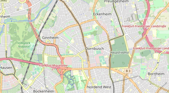 physical therapy on map