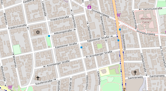 Physiotherapie auf Satellitenbild