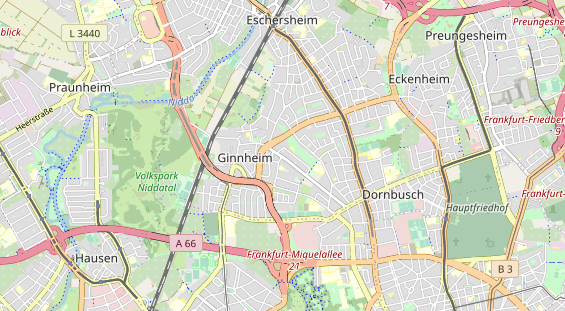 physical therapy on map