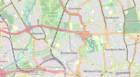 physical therapy on map