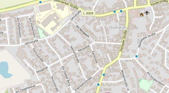 Physiotherapie auf Satellitenbild