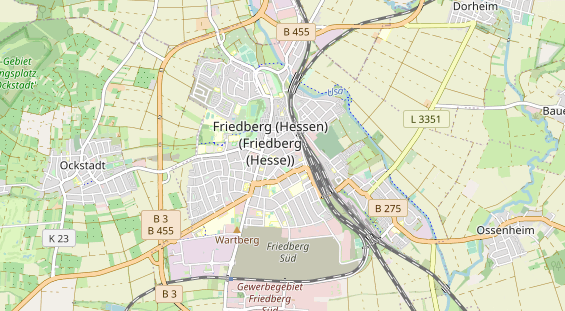 physical therapy on map