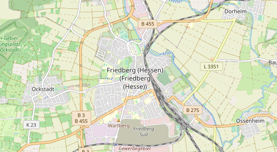 physical therapy on map