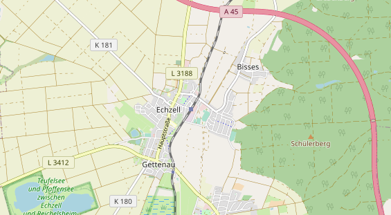 physical therapy on map