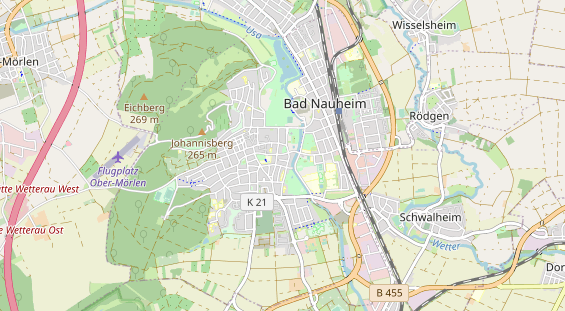 physical therapy on map