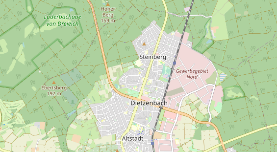 physical therapy on map