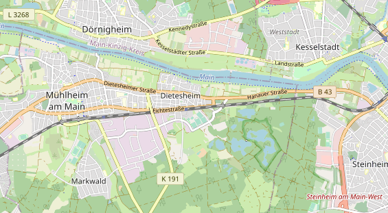 physical therapy on map
