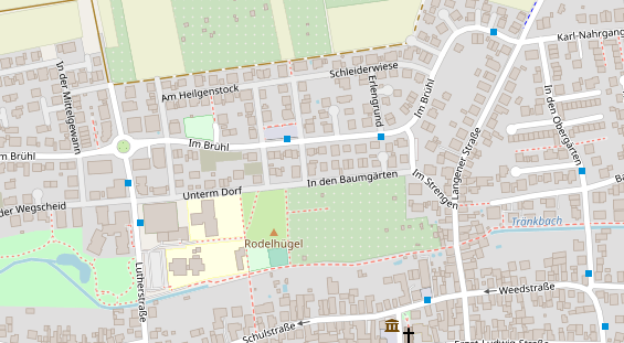 Physiotherapie auf Satellitenbild