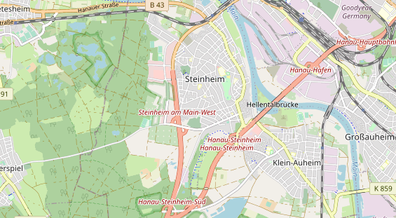 physical therapy on map