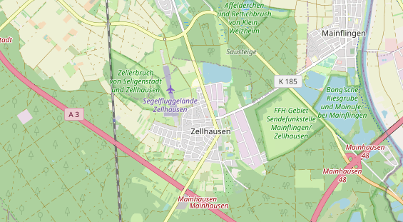 physical therapy on map