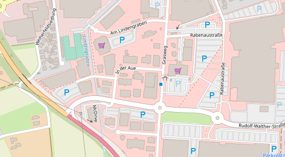 Physiotherapie auf Satellitenbild